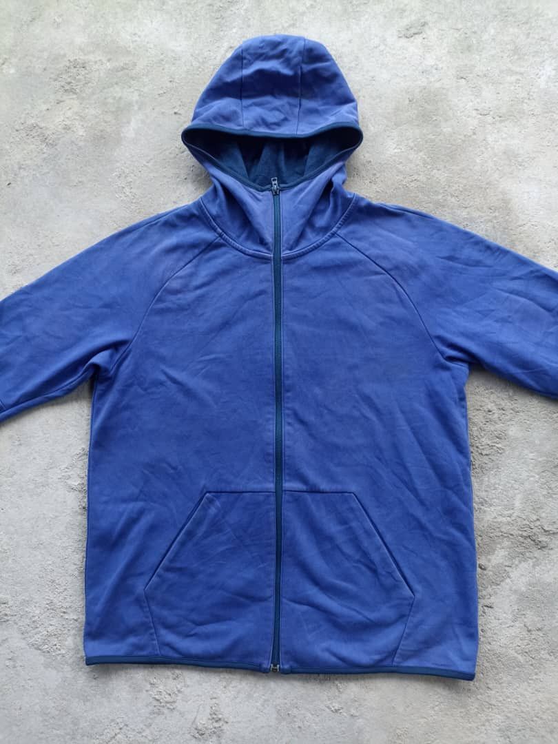 Japanese Brand × Uniqlo Uniqlo blue fleece zipper Hoodie Size US M / EU 48-50 / 2 - 5 Thumbnail
