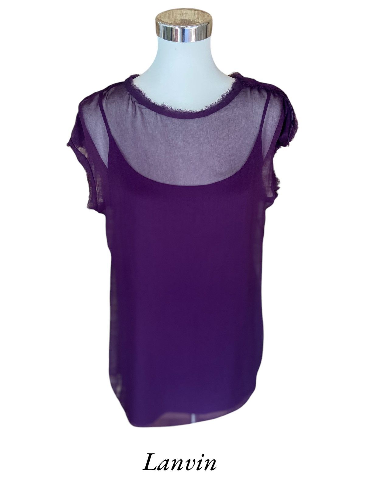 Lanvin Purple Lanvin top Size M / US 6-8 / IT 42-44 - 1 Thumbnail