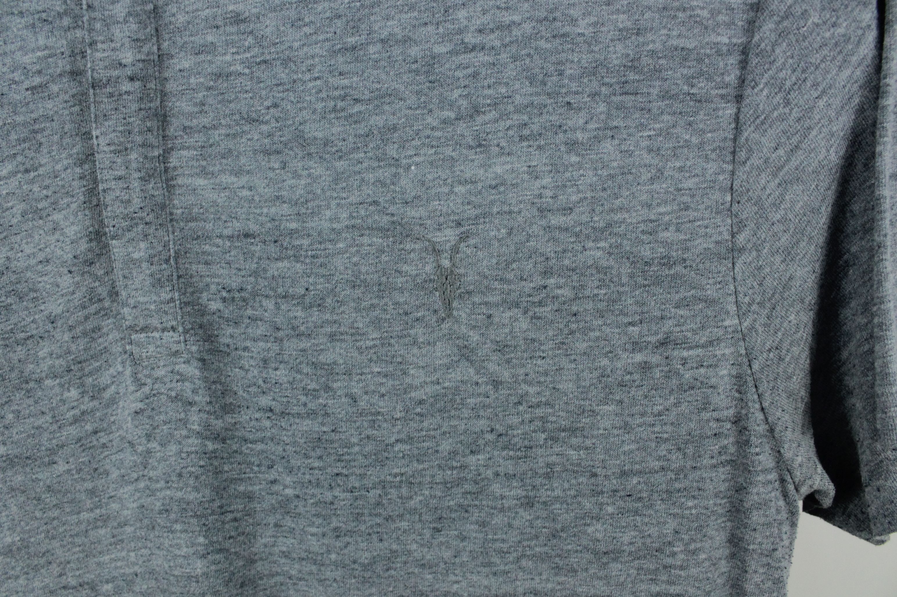Allsaints AllSaints Tonic Panel Polo Shirt Gray Size US M / EU 48-50 / 2 - 5 Thumbnail