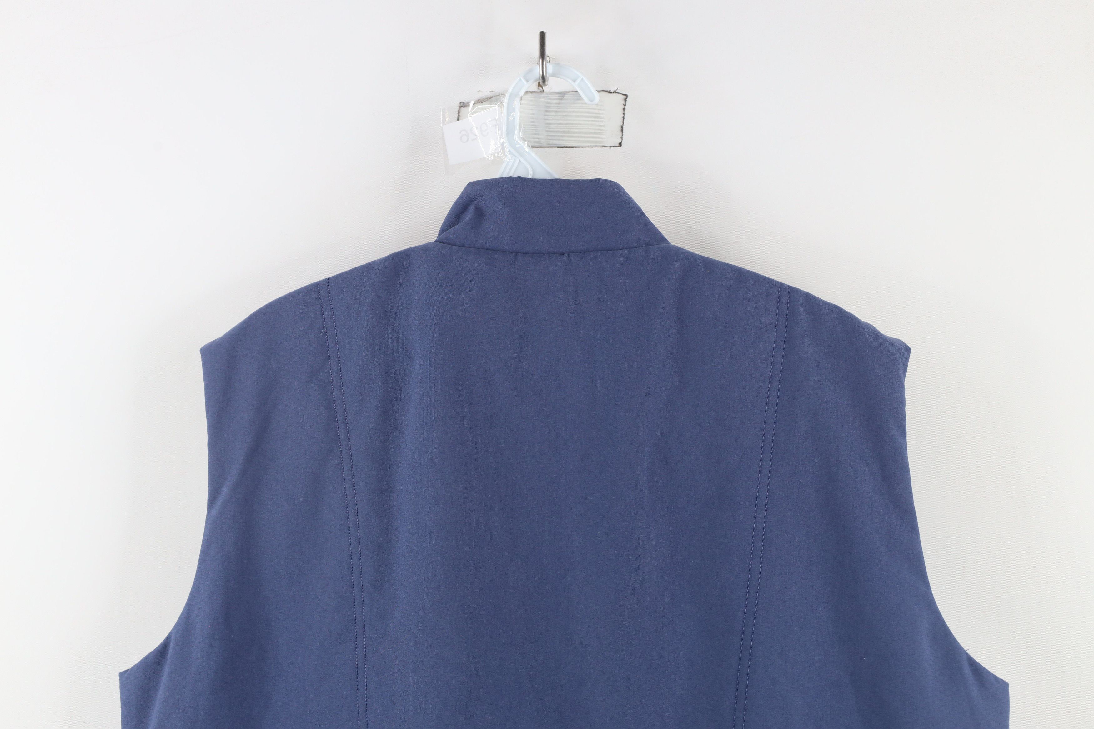 Columbia × Vintage Vintage 90s Columbia Blank Microfiber Full Zip Vest Jacket Size XL / US 12-14 / IT 48-50 - 13 Thumbnail