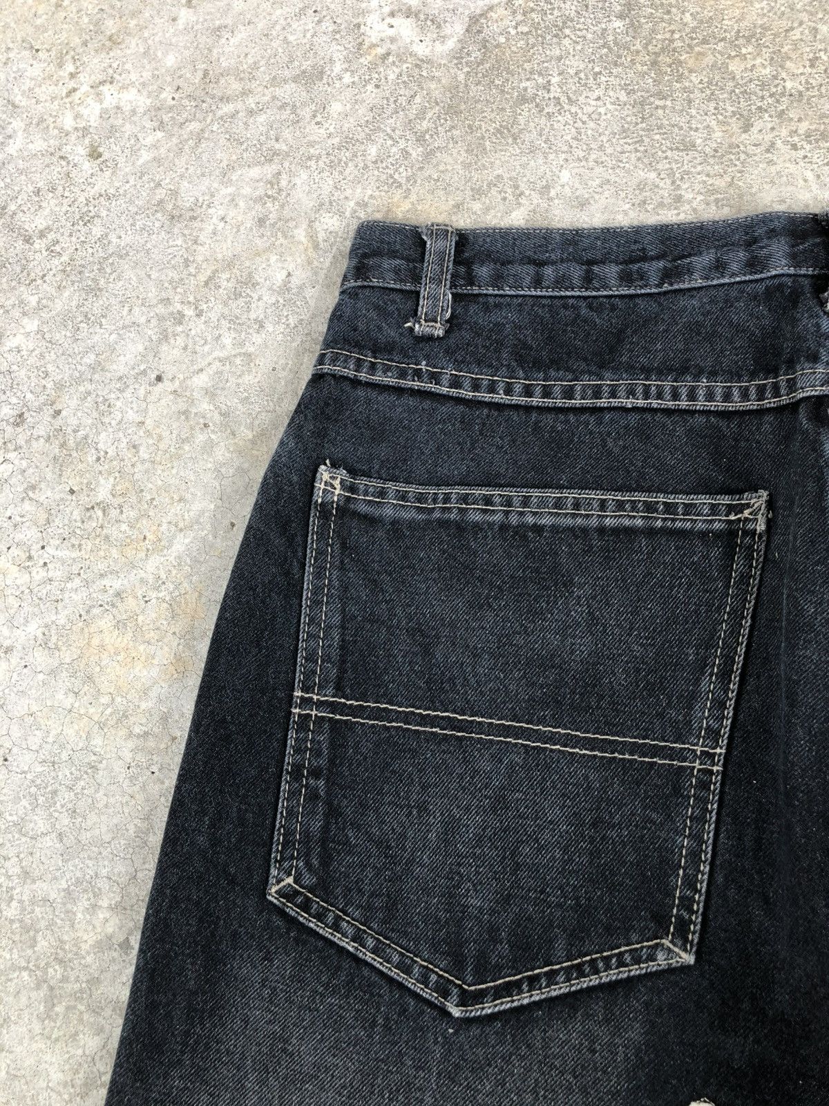 Sean John Sean John Embroidered Jeans Baggy Jeans Distressed Size US 31 - 15 Thumbnail