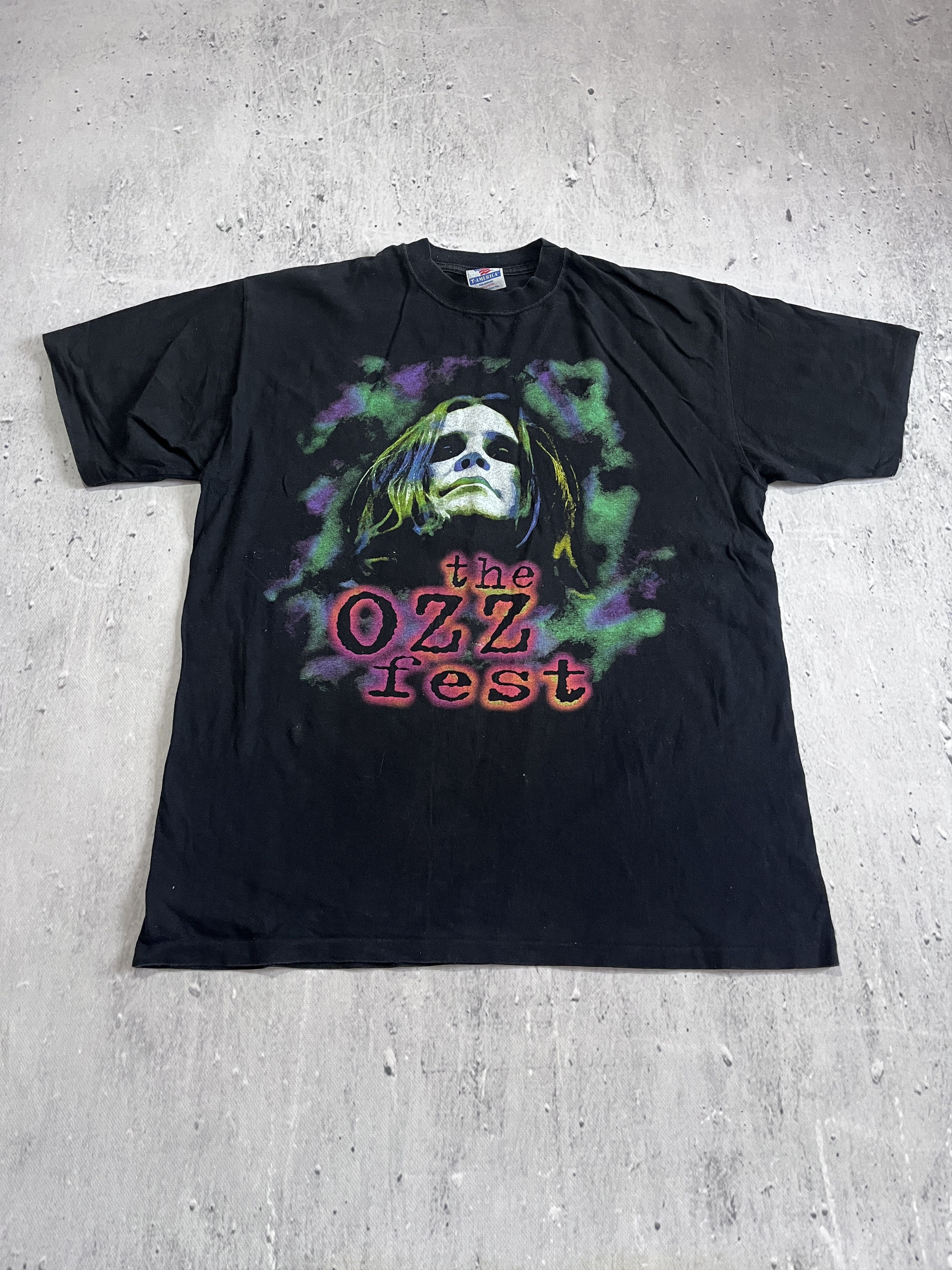 Band Tees THE OZZ FEST OZZY OSBOURNE 1997 BLACK TEE Size US XL / EU 56 / 4 - 2 Thumbnail