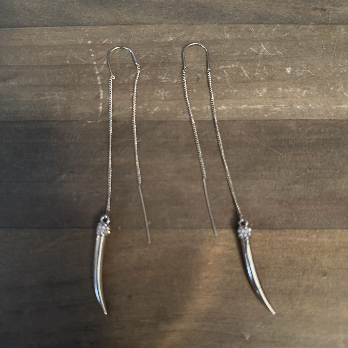 Express Express silver tone long layered horn pendant necklace Size ONE SIZE - 6 Thumbnail