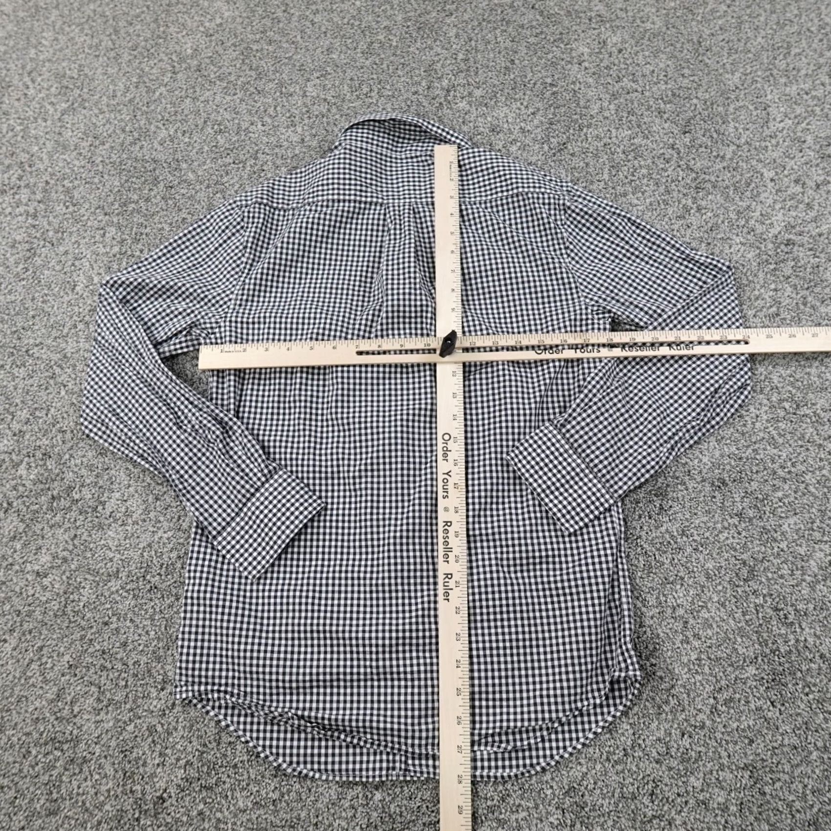 Nat Nast Nat Nast Shirt Mens S Black White Gingham Long Sleeve Button Up Casual Preppy Size US S / EU 44-46 / 1 - 6 Thumbnail