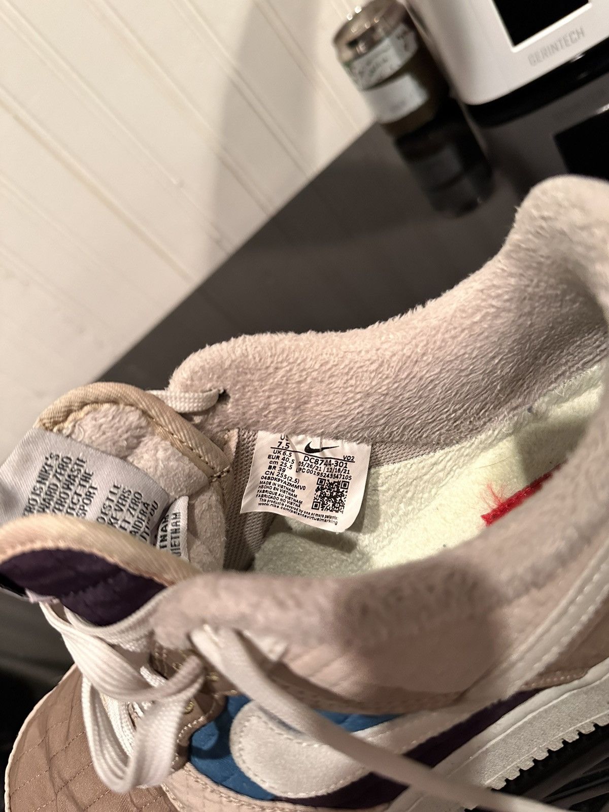 Nike Nike Air Force 1 ‘07 “Toasty” Fur Lined Size US 7.5 / EU 40-41 - 8 Thumbnail