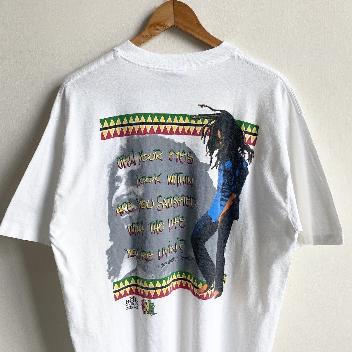 Bob Marley Vintage 90s Bob Marley T-Shirt Size US XL / EU 56 / 4 - 2 Thumbnail