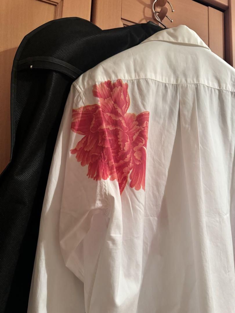 Yohji Yamamoto POUR HOMME flowers and childlren era original archiveshirts Size US XL / EU 56 / 4 - 5 Thumbnail