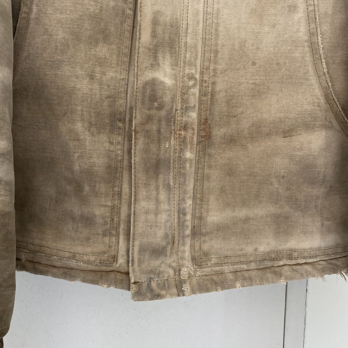 Carhartt Thrashed! VTG 90’s Carhartt Arctic Faded Dirty Work Jacket Size US M / EU 48-50 / 2 - 21 Thumbnail