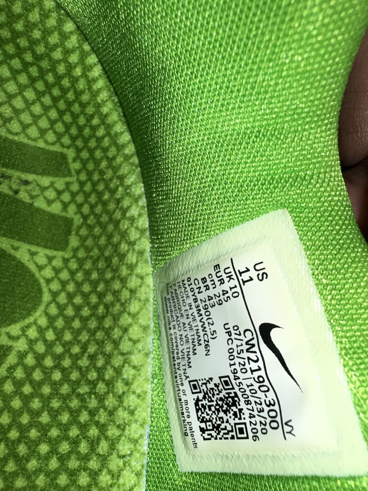 Nike Nike zoom kobe protro grinch Size US 11 / EU 44 - 2 Thumbnail