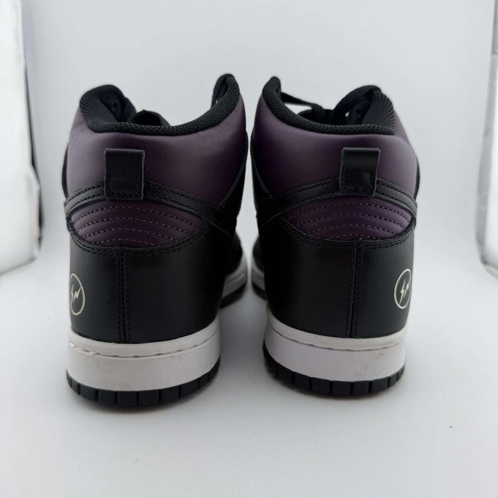 Nike Nike Dunk High Fragment Wine Black White 10.5 Used OG Box Size US 10.5 / EU 43-44 - 5 Thumbnail