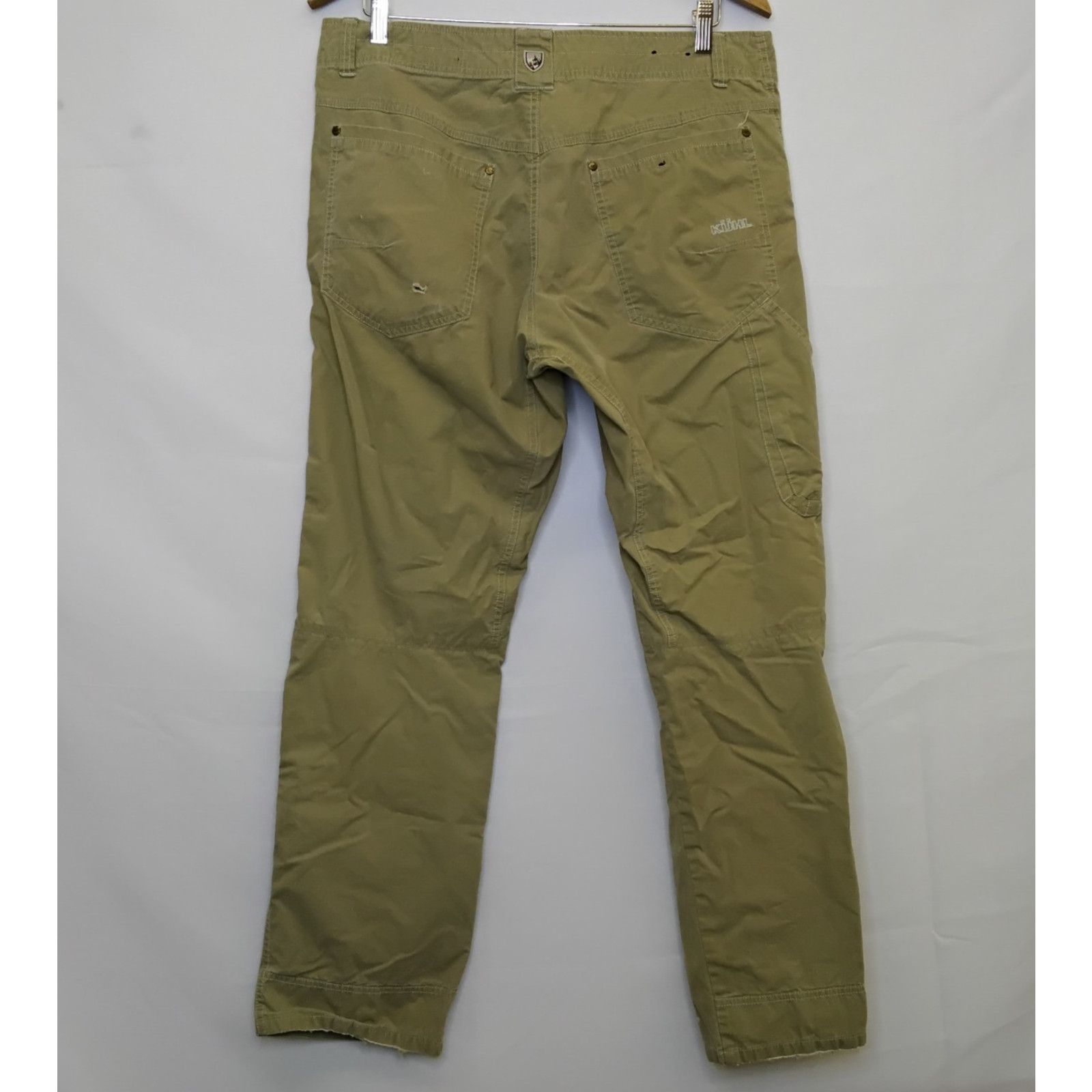Kuhl Kuhl Revolvr Pants Men's 35x32 Khaki Casual Small Hole Size US 35 - 3 Thumbnail