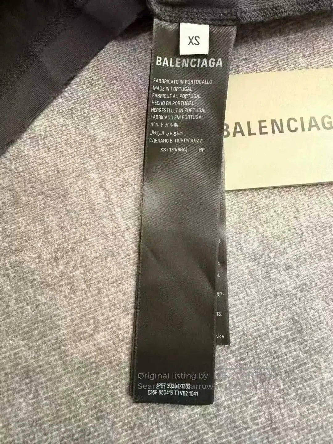 Balenciaga Balenciaga Color Block Logo Short Sleeve T-shirt. Size US XS / EU 42 / 0 - 4 Thumbnail