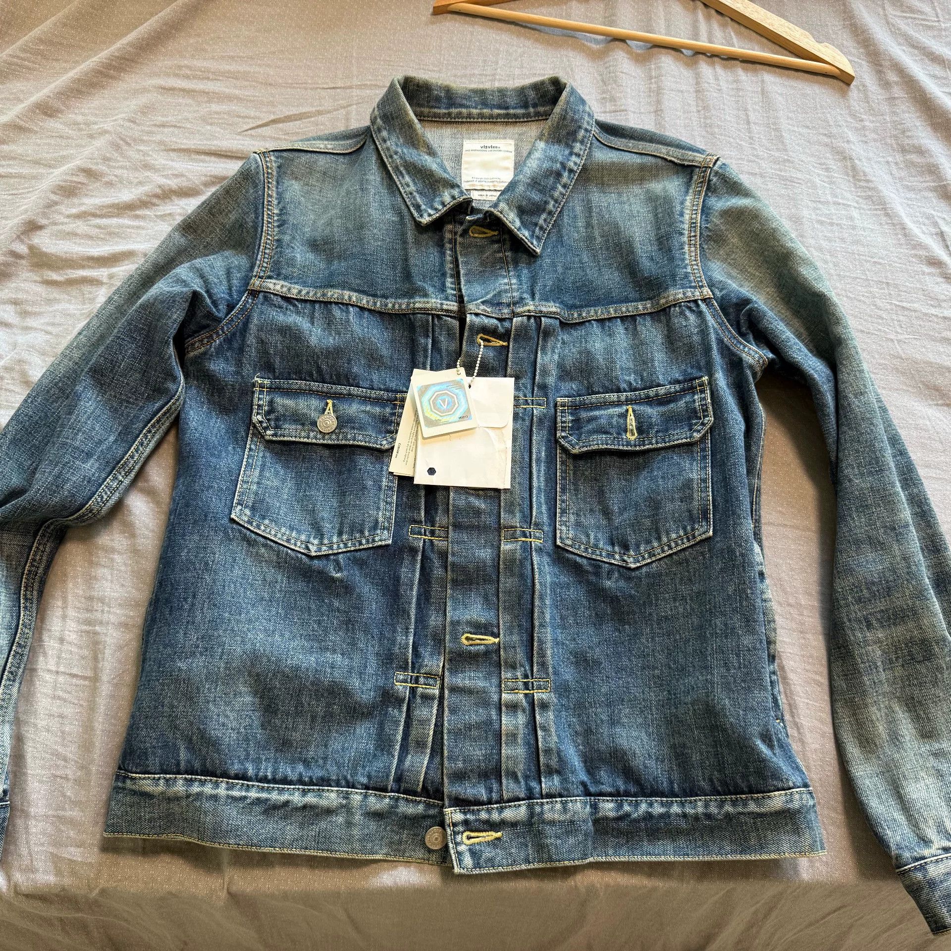 Visvim visvim 18ss 101 Blue Denim Jacket Size US XL / EU 56 / 4 - 1 Thumbnail