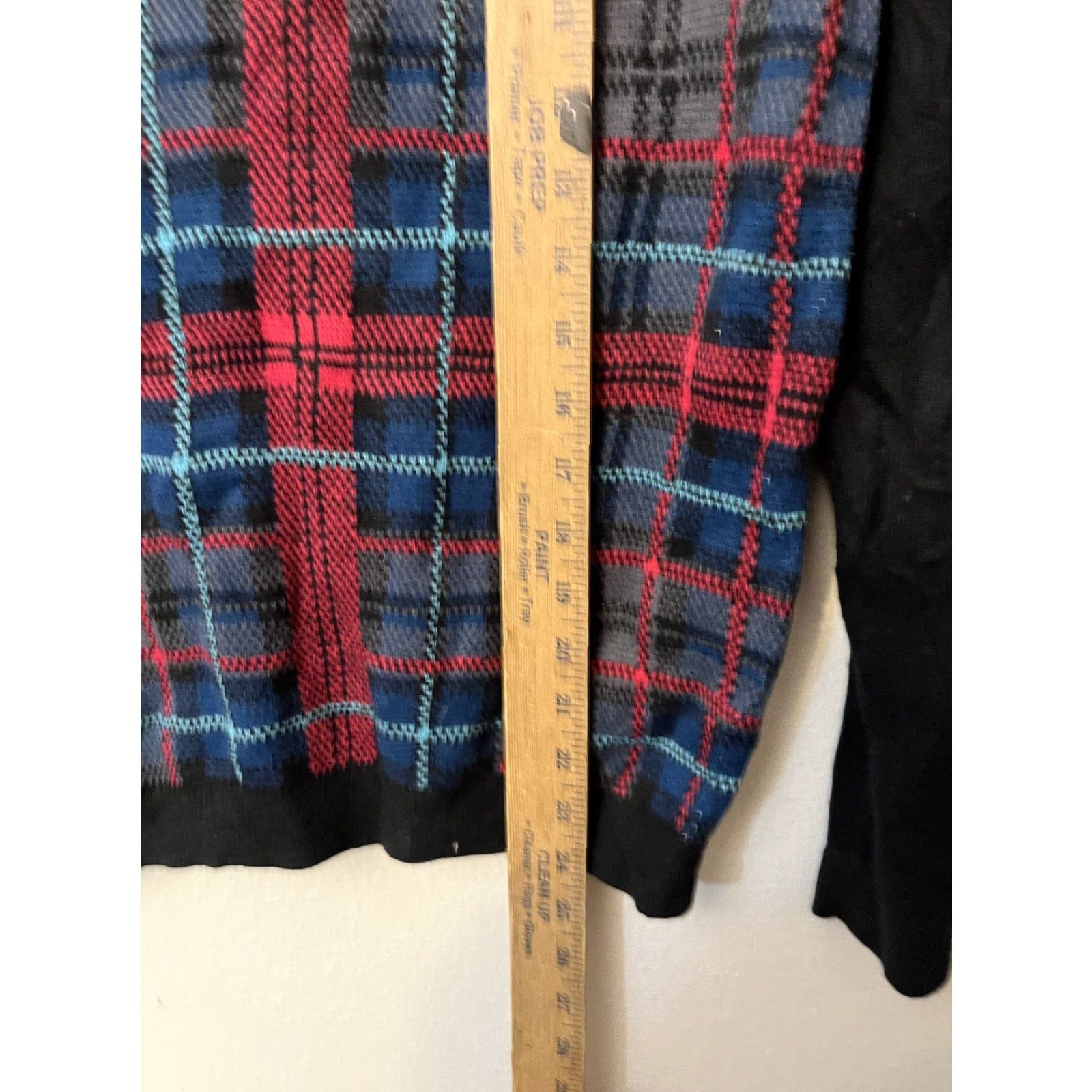 Tommy Hilfiger Tommy Hilfiger Sweater Plaid Scoop Neck Women Size S Black Womens Size S / US 4 / IT 40 - 4 Thumbnail