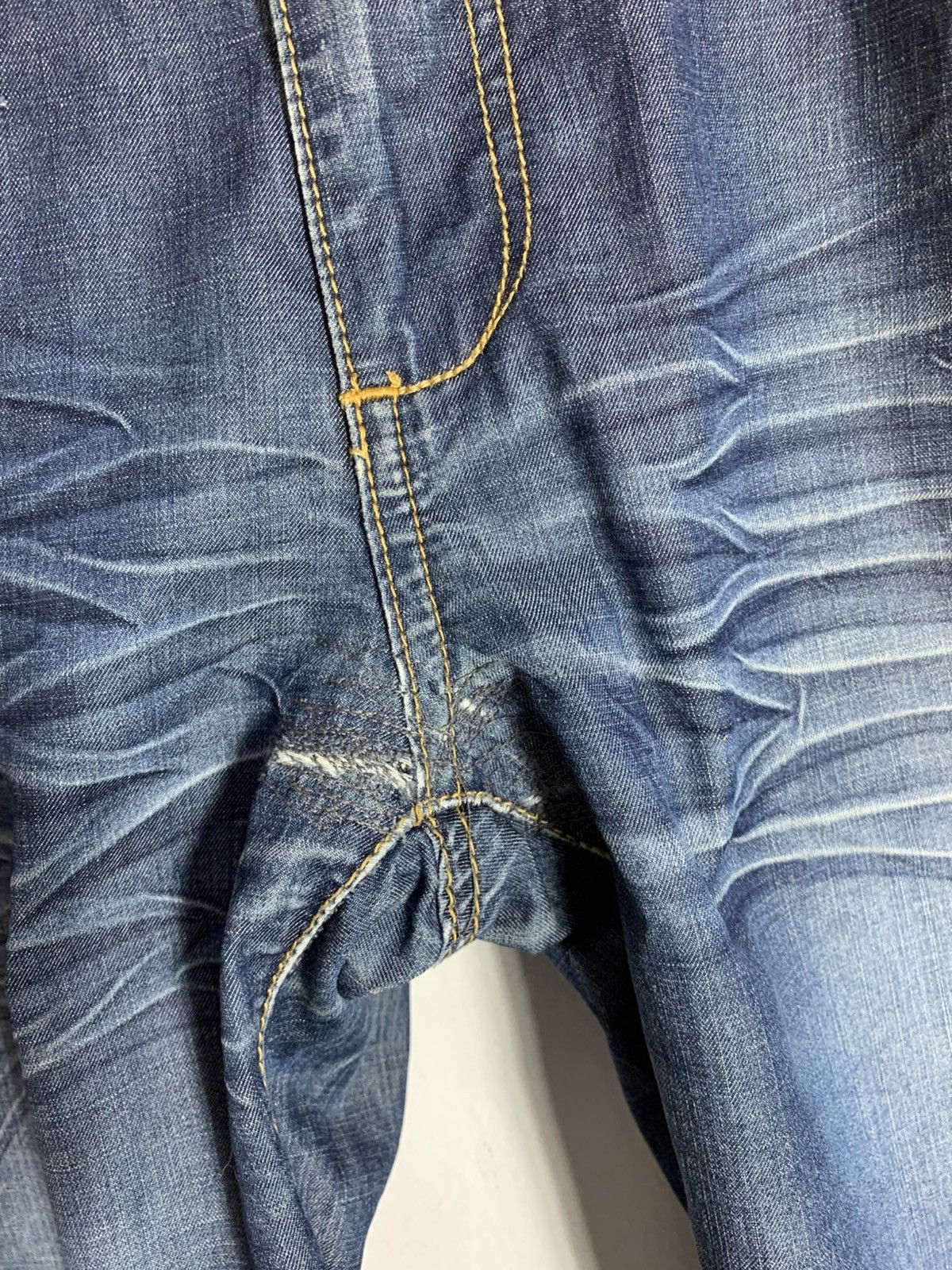 Y's Y’s Yohji Yamamoto Indigo Denim Jeans Straight Cut Size US 32 / EU 48 - 6 Thumbnail