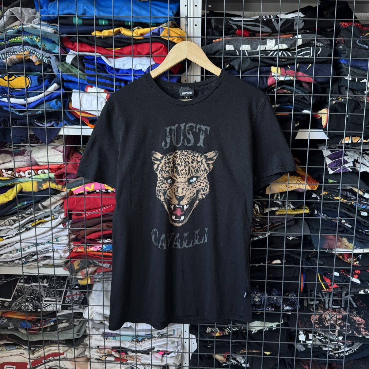 Just Cavalli Just Cavalli Leopard Print T-shirt Size US L / EU 52-54 / 3 - 1 Thumbnail