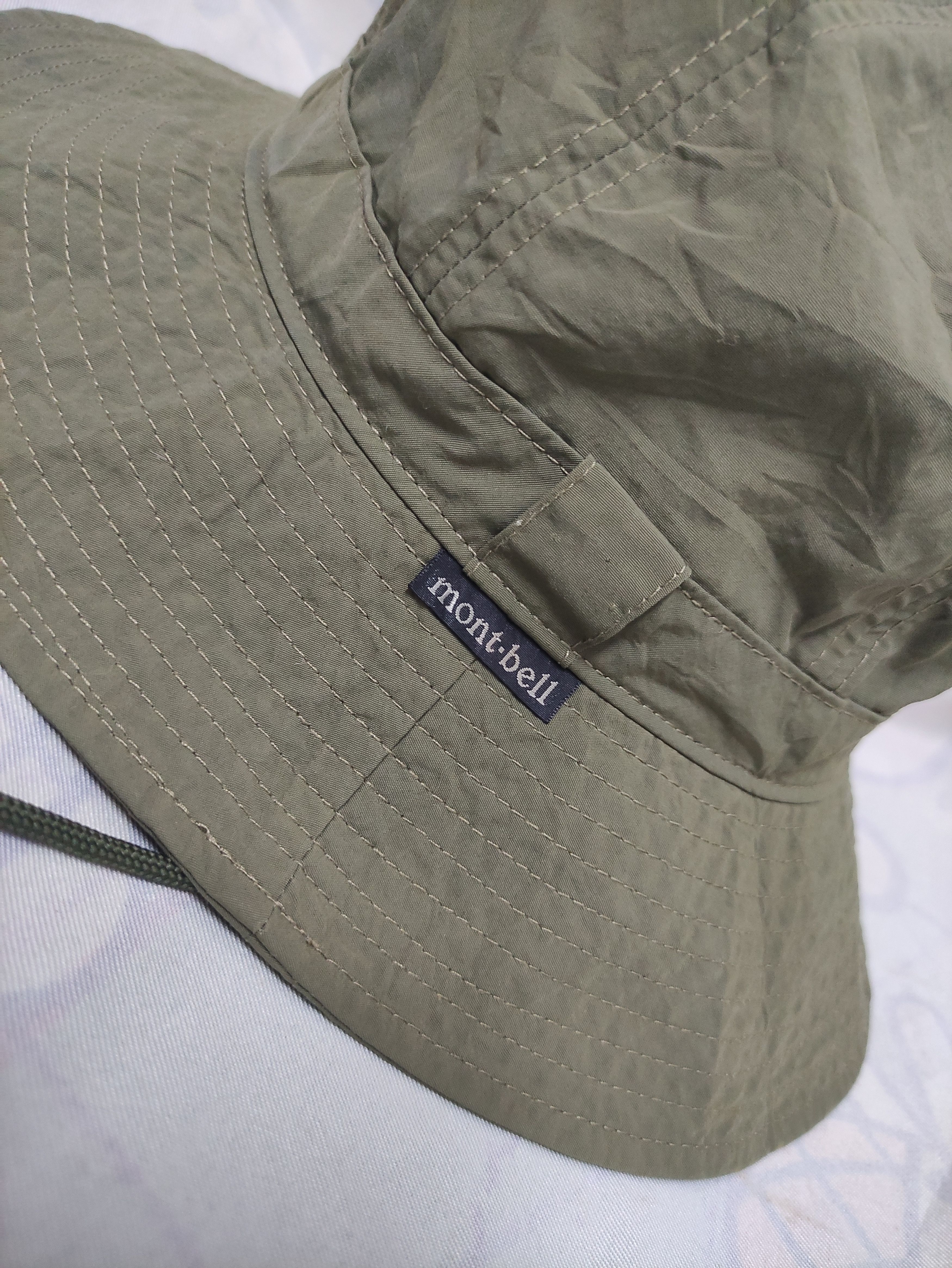 Montbell MONTBELL NYLON VINTAGE BUCKET HAT OLIVE GREEN Size ONE SIZE - 7 Thumbnail