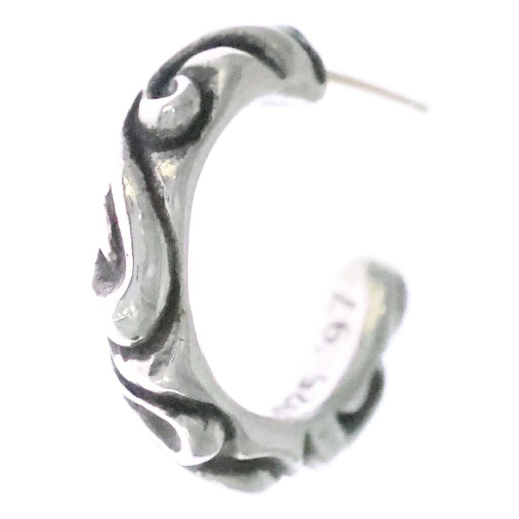 Chrome Hearts Chrome Heart Scroll Earrings | Grailed