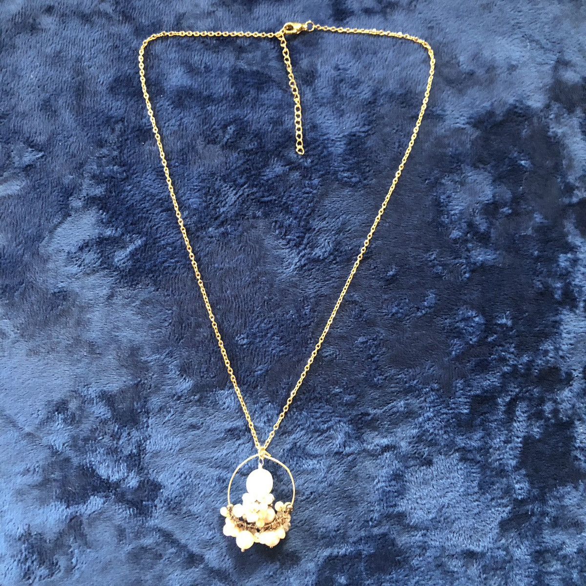 Handmade Handcrafted elegant genuine pearl clear quartz necklace Size ONE SIZE - 5 Thumbnail