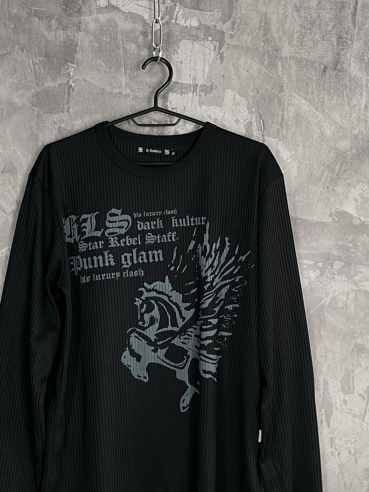 Affliction × Japanese Brand Crazy Y2K Design Affliction Style Long Sleeve Tee Size US XXL / EU 58 / 5 - 4 Thumbnail