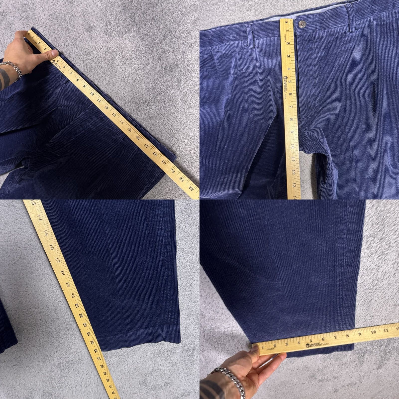 Polo Ralph Lauren Polo Ralph Lauren Corduroy Pants Mens 38x26 Classic Fit Chino Trouser Blue Size US M / EU 48-50 / 2 - 8 Thumbnail