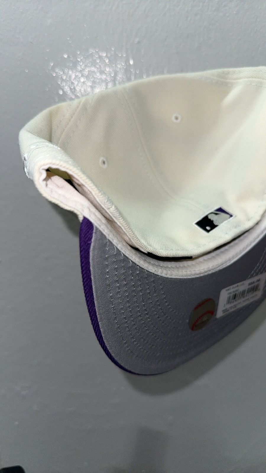 New Era New Era 59fifty White Colorado Rockies fitted hat size 7 1/2 Size ONE SIZE - 4 Thumbnail