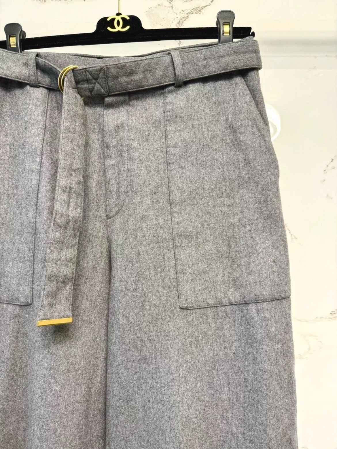 Celine Celine 23AW Belt Attached Wool Trouser-2505 Size US 30 / EU 46 - 2 Thumbnail