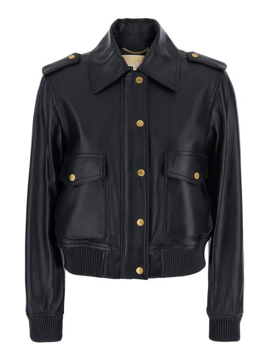 Michael Kors MICHAEL KORS Women Jackets MT520IQFAF001 Black Size XS / US 0-2 / IT 36-38 - 1 Thumbnail