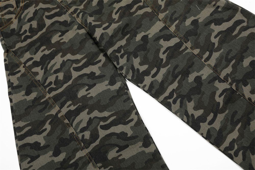 Japanese Brand × Jean American workwear men's loose camouflage machete jeans Size US 32 / EU 48 - 6 Thumbnail