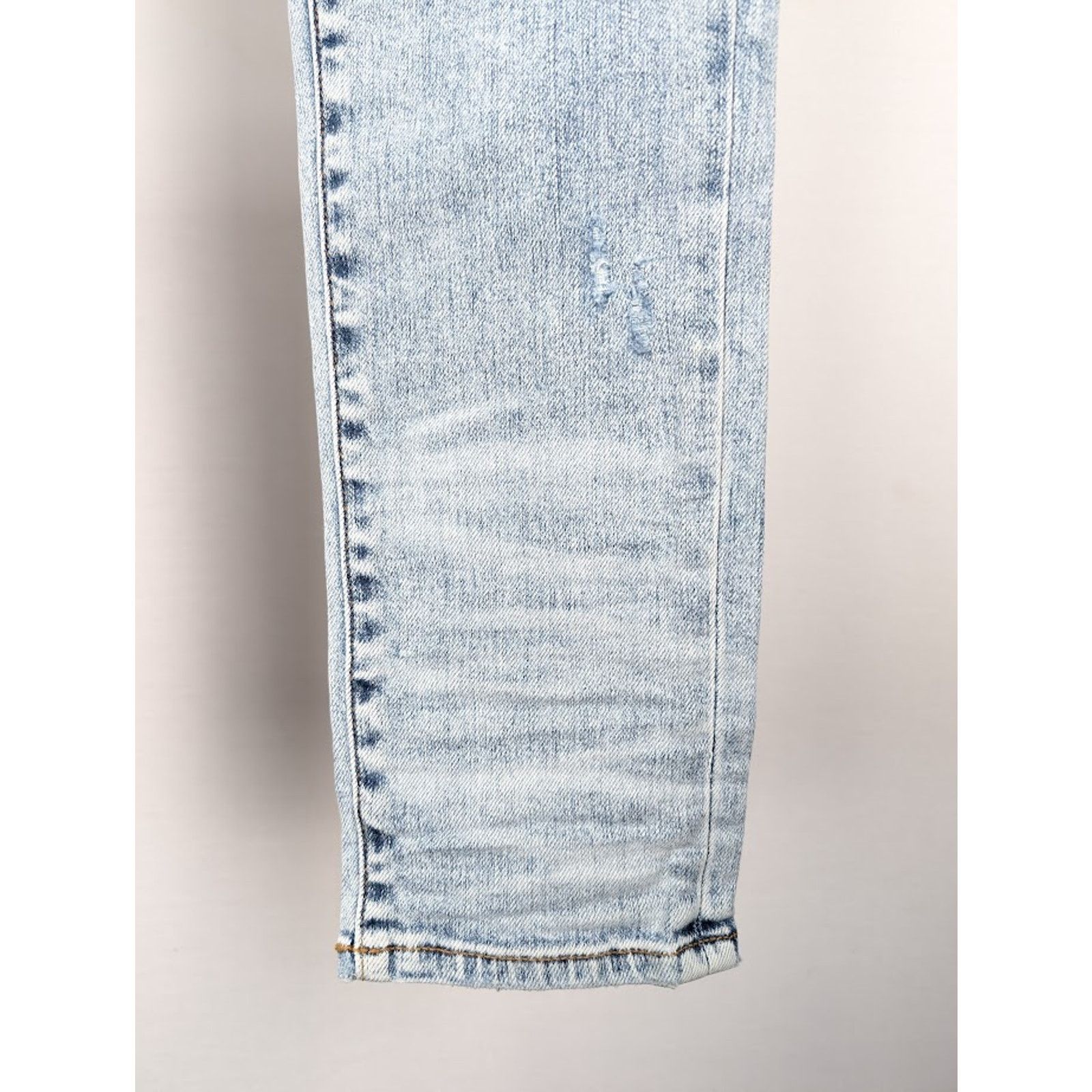 Amiri o1rshd1 Pajama Art Patch Jeans in Light Blue Size US 29 - 5 Thumbnail