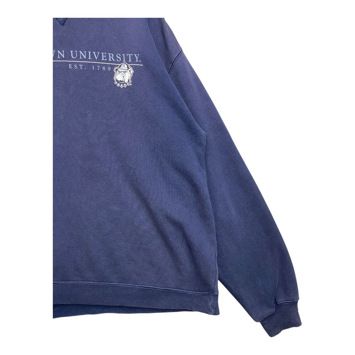 Vintage Vintage Georgetown University Sweatshirt Jumper Blue Size M Size US M / EU 48-50 / 2 - 4 Thumbnail