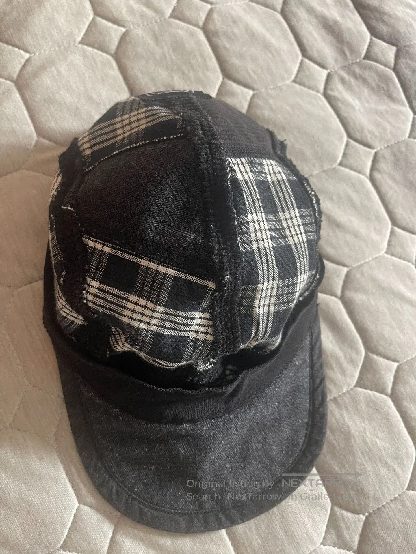 Porter Classic stylish black corduroy cap with unique shape. Size ONE SIZE - 8 Thumbnail