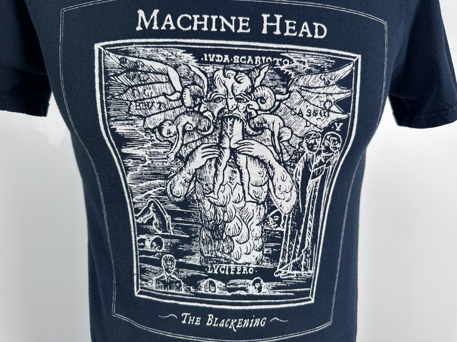 Fruit Of The Loom 2000s Machine Head The Blackening Tour Black Band T-Shirt Size US S / EU 44-46 / 1 - 4 Thumbnail