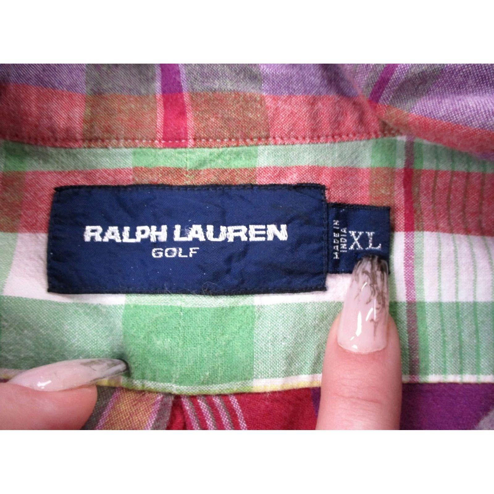 Ralph Lauren Ralph Lauren Shirt Mens XL Colorful Plaid Golf Casual Business Dress Summer Size US XL / EU 56 / 4 - 6 Thumbnail