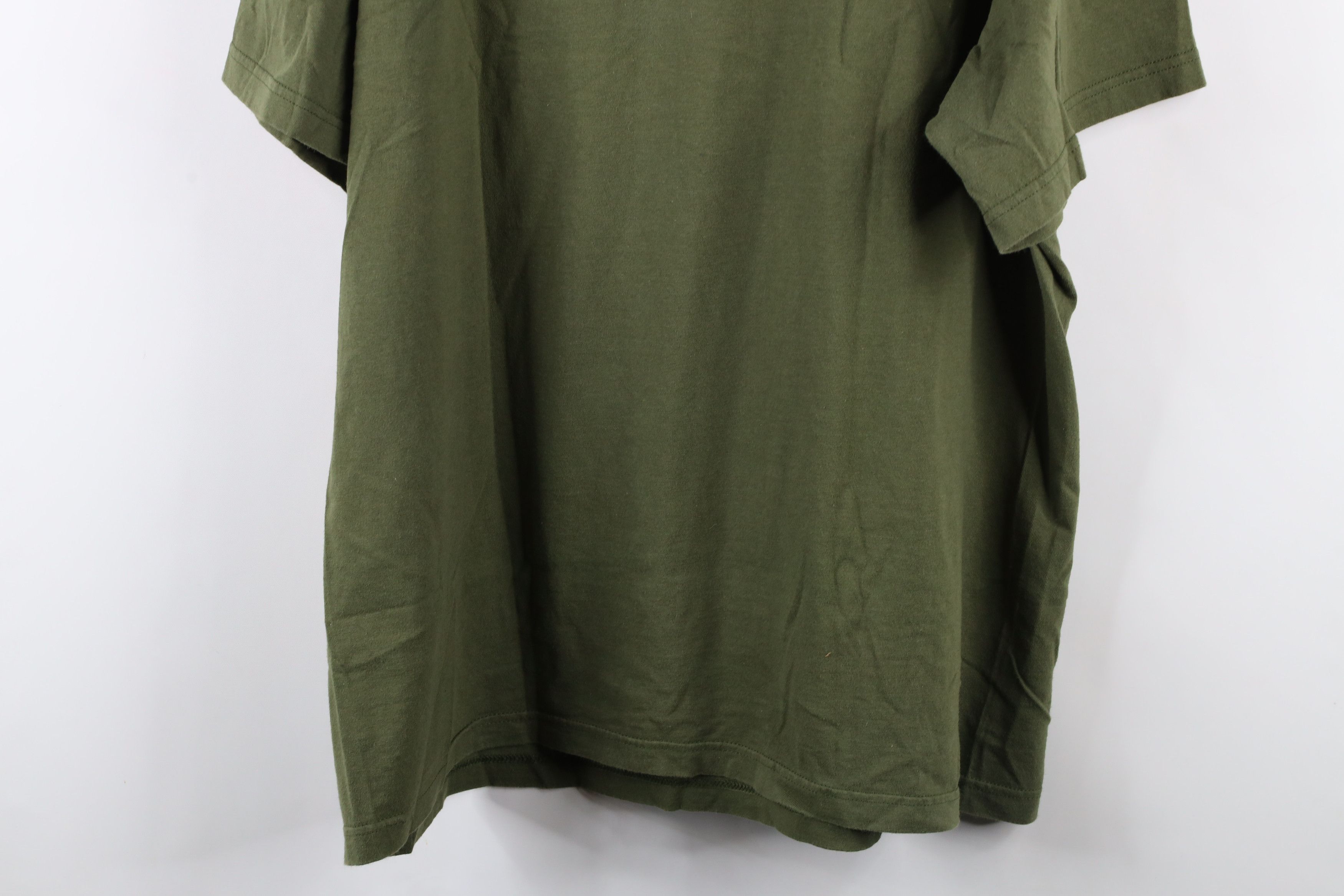Nike × Vintage Vintage Y2K Nike Fit Travis Scott Mini Swoosh T-Shirt Green Size US XL / EU 56 / 4 - 11 Thumbnail