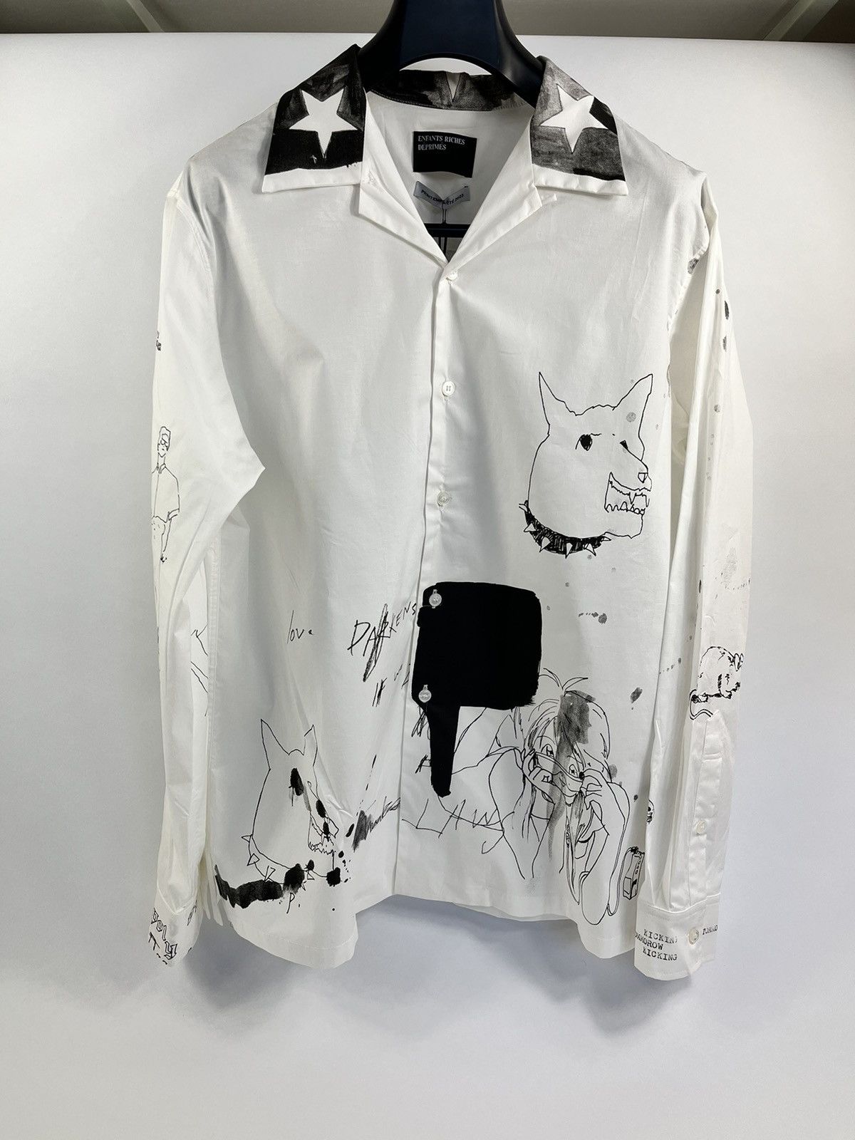 Enfants Riches Deprimes WHITE ABSTRACT GRAPHIC PRINT Size US XL / EU 56 / 4 - 1 Thumbnail
