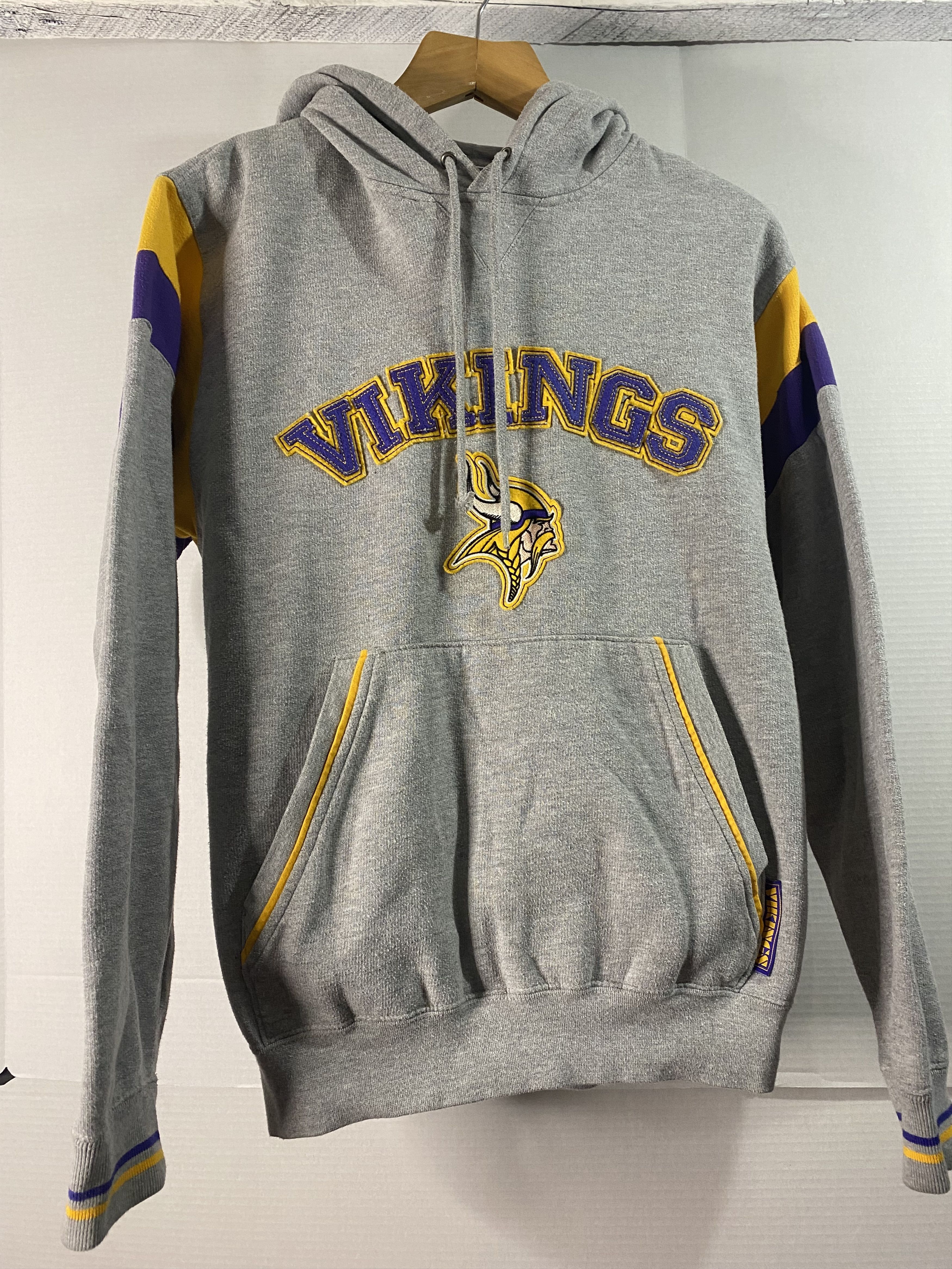 NFL Vintage Y2K Minnesota Vikings NFL Football Patch Hoodie Size US M / EU 48-50 / 2 - 1 Thumbnail
