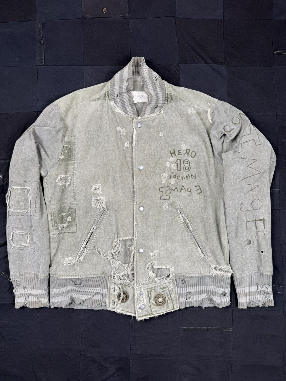 Greg Lauren Army Duffle Varsity Jacket Size US L / EU 52-54 / 3 - 1 Thumbnail