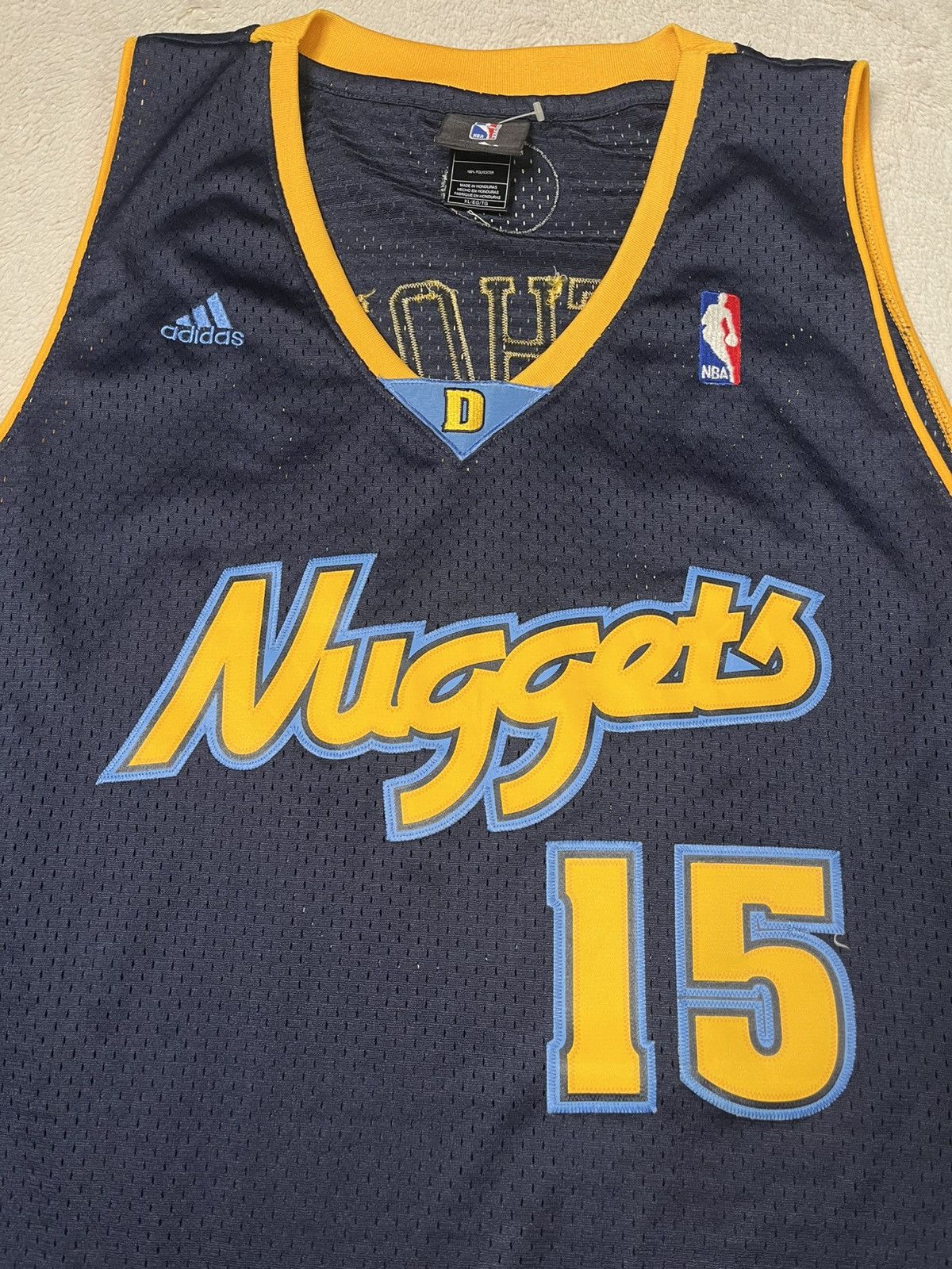 Adidas Adidas NBA Denver Nuggets Carmelo Anthony Stitched Jersey Size US XL / EU 56 / 4 - 2 Thumbnail