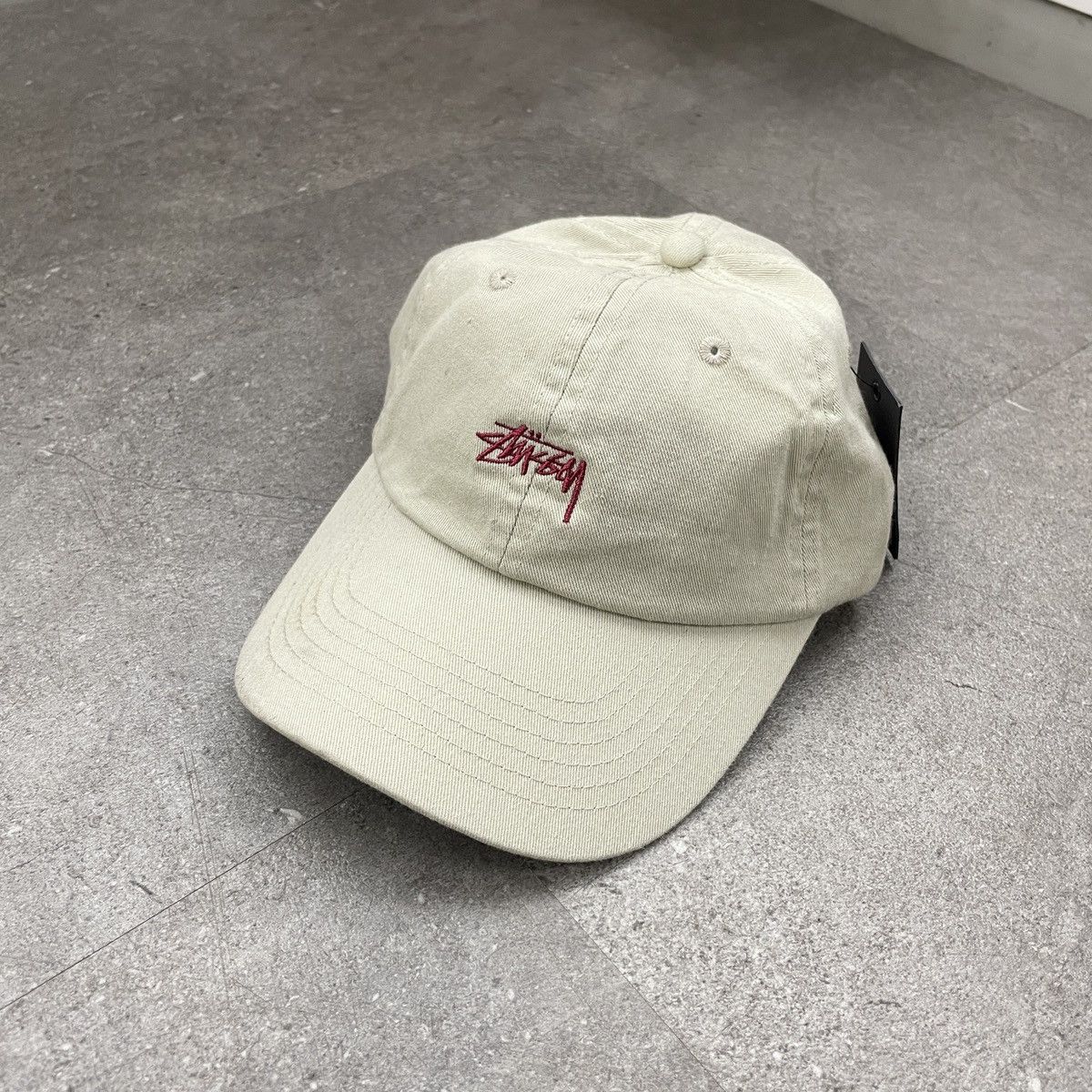Stussy Stussy Logo Cap - Cream Size ONE SIZE - 1 Thumbnail