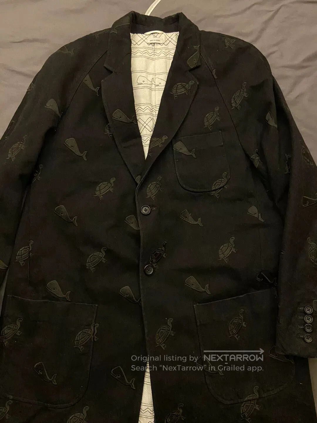 Thom Browne thom browne embroidered black coat with details. Size US M / EU 48-50 / 2 - 1 Thumbnail