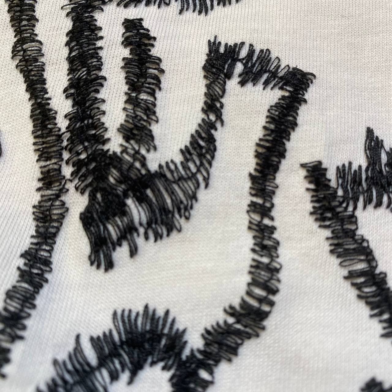 Diesel Diesel Wolf Embroidered Graphic T-Shirt White Size L (2010s) Size US L / EU 52-54 / 3 - 3 Thumbnail