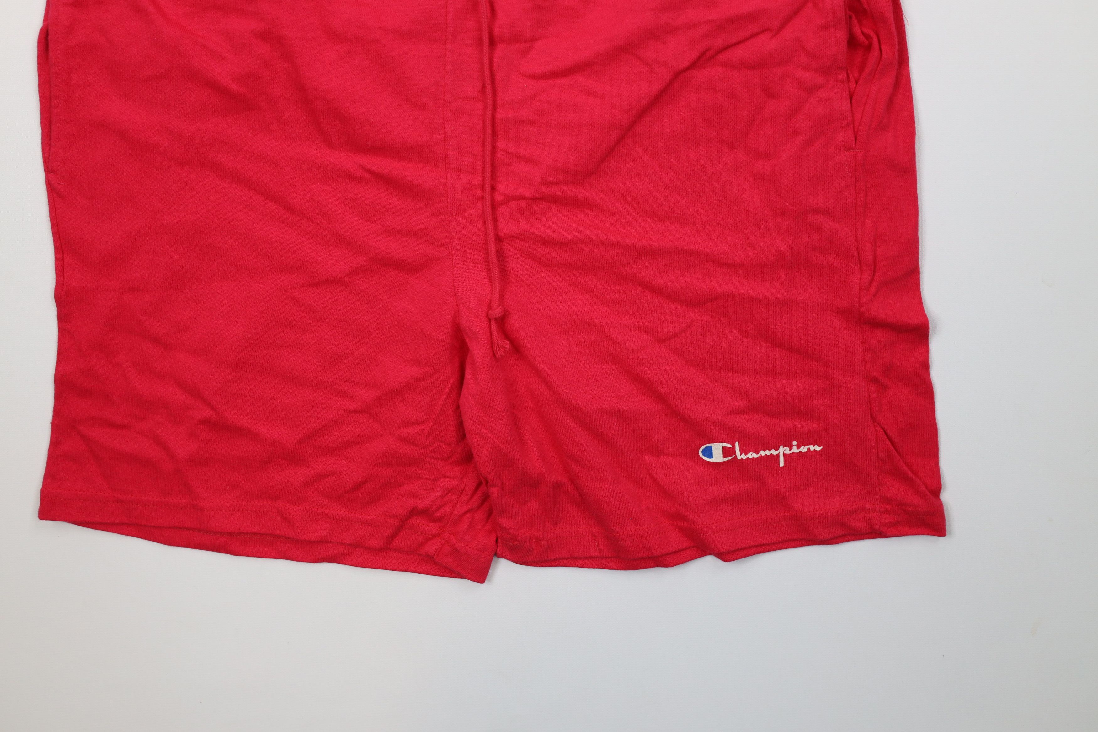 Champion Deadstock Vintage 90s Champion Knee Jersey Knit Shorts USA Size US 36 / EU 52 - 4 Thumbnail