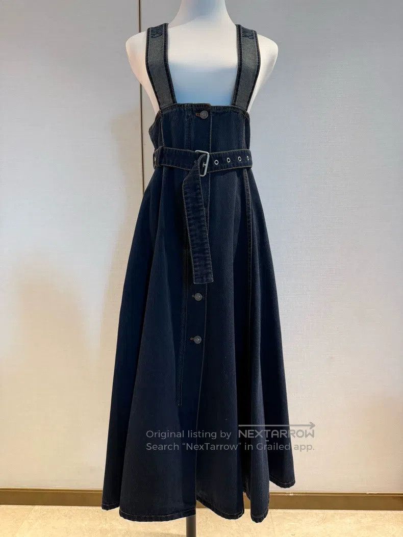 Dior Dior Logo denim strap dress Size XXS / US 00 / IT 34 - 1 Thumbnail