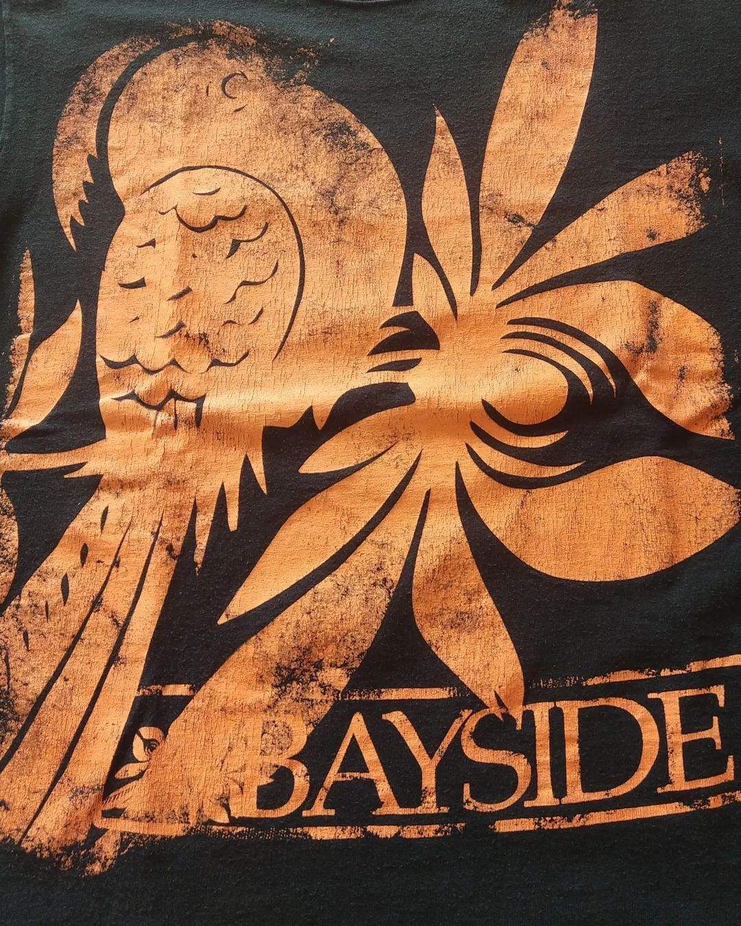 Band Tees × Fruit Of The Loom Vintage Bayside Band Tees with Bird Art Size US M / EU 48-50 / 2 - 2 Thumbnail