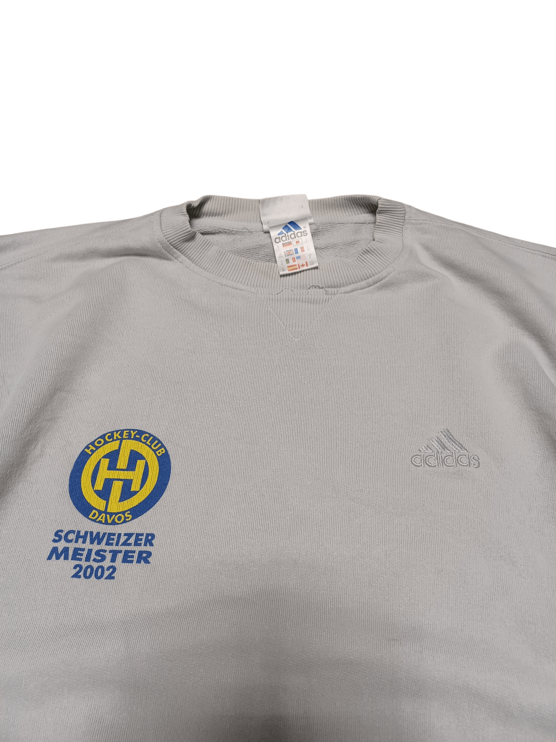 Adidas DAVOS HOCKEY ADIDAS VINTAGE 2002 SWITZERLAND SWEATSHIRT Size US M / EU 48-50 / 2 - 2 Thumbnail