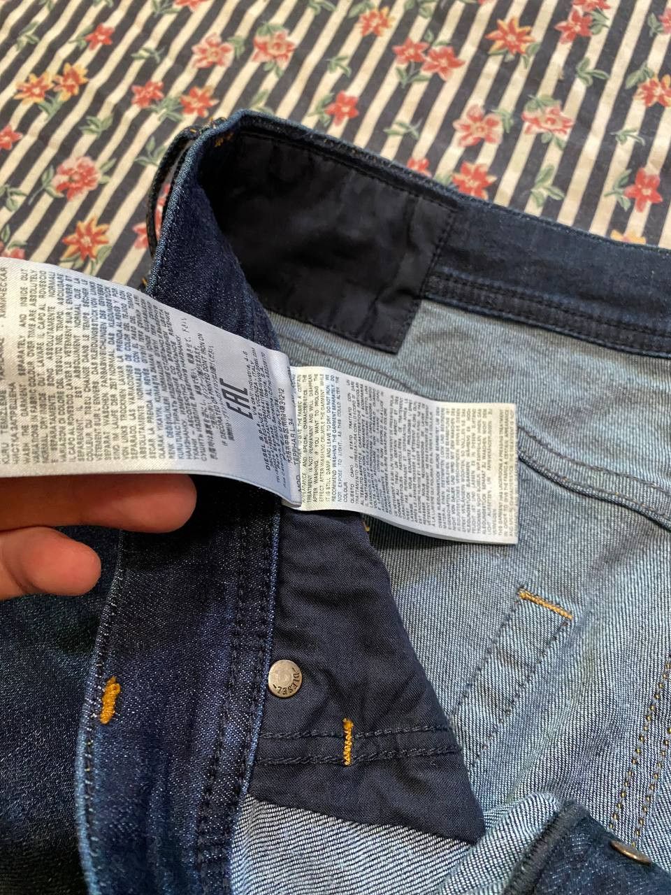 Diesel vintage jeans Diesel blue streetwear Y2K Size US 34 / EU 50 - 4 Thumbnail