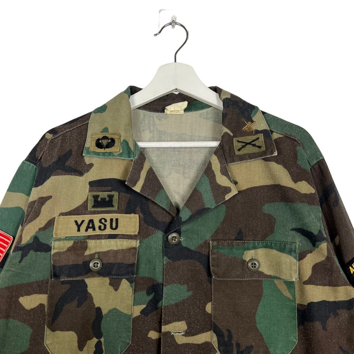 Vintage 🔥 VINTAGE CAMO MILITARY JACKET MADE IN USA Size US M / EU 48-50 / 2 - 3 Thumbnail