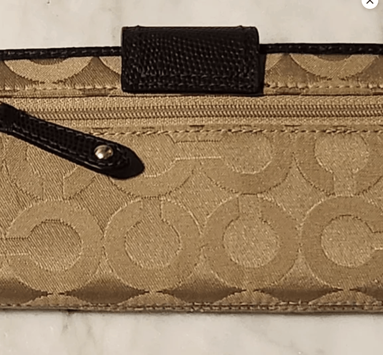 Coach Coach Madison Maggie OP Art Tan C Hobo Bag + Matching Wallet Size ONE SIZE - 14 Thumbnail