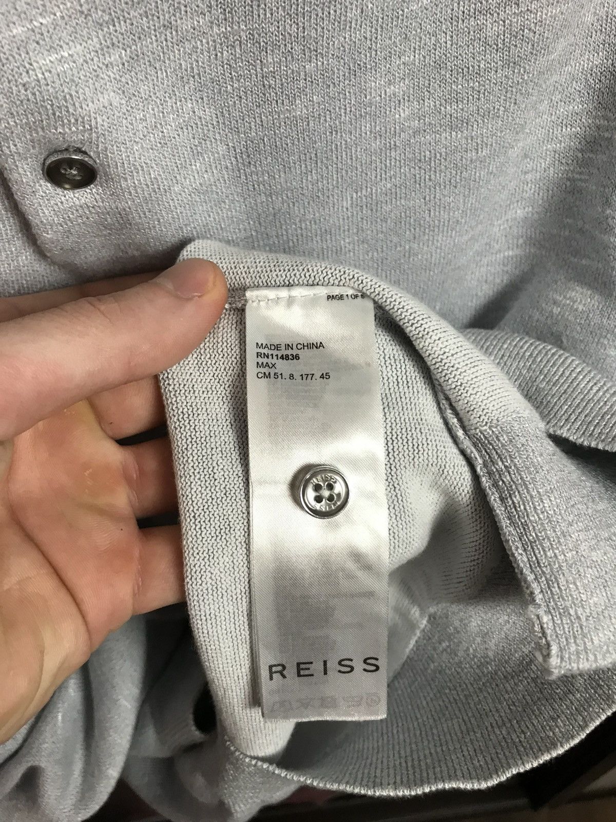 Reiss Reiss luxury streetwear sweater Size US M / EU 48-50 / 2 - 5 Thumbnail